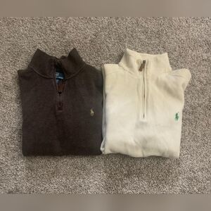 Polo Ralph Lauren 1/4 Zip Sweater Bundle - Medium